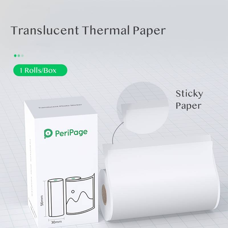 Semi transparent Thermal Paper Translucent Photo Sticker Bpa - Temu